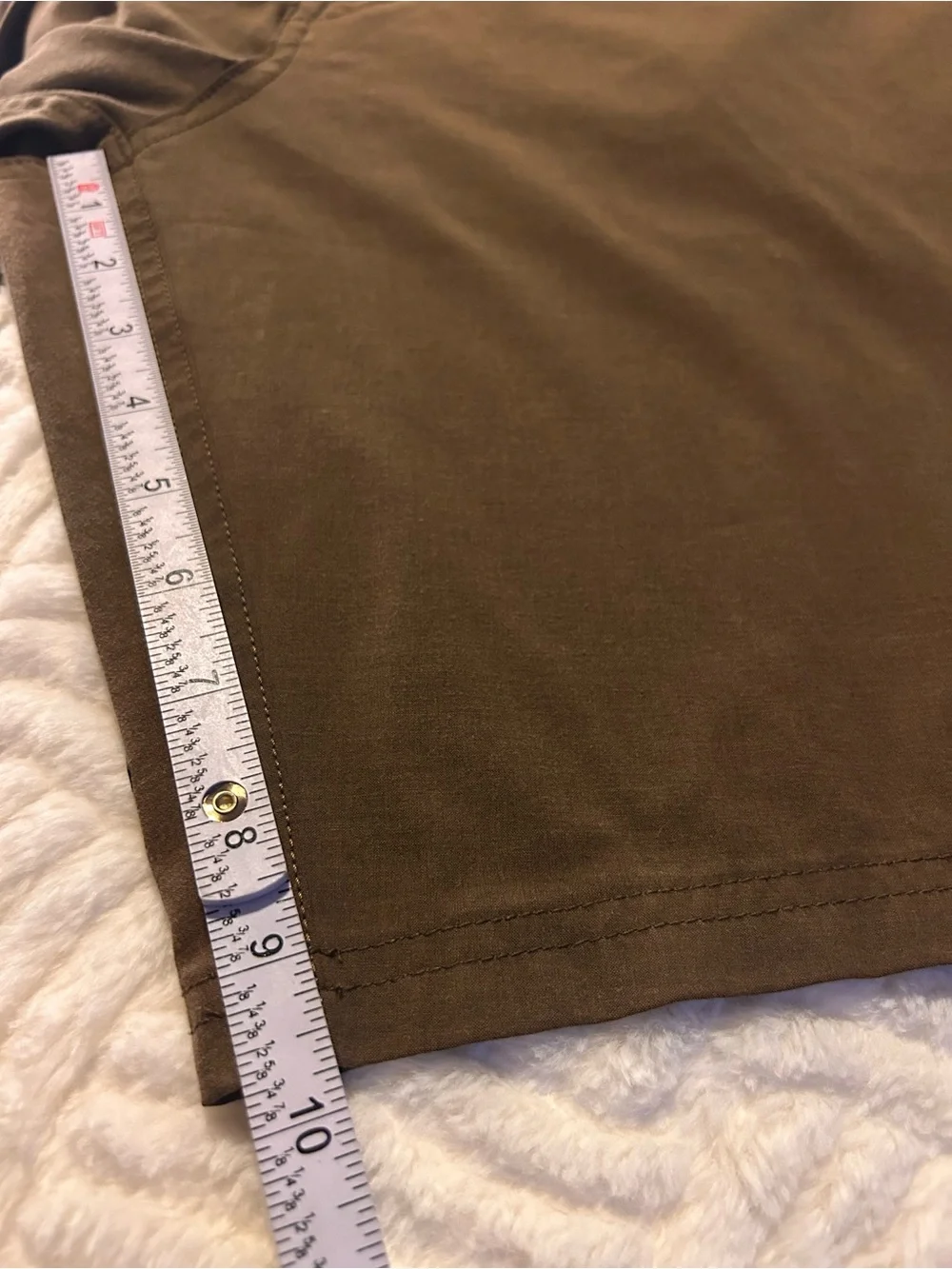 Volcom Men's Shorts Chino Brown Flat-Front Shorts